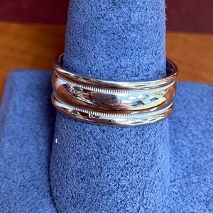 Mens Platinum Wedding Band Ring size 8.5